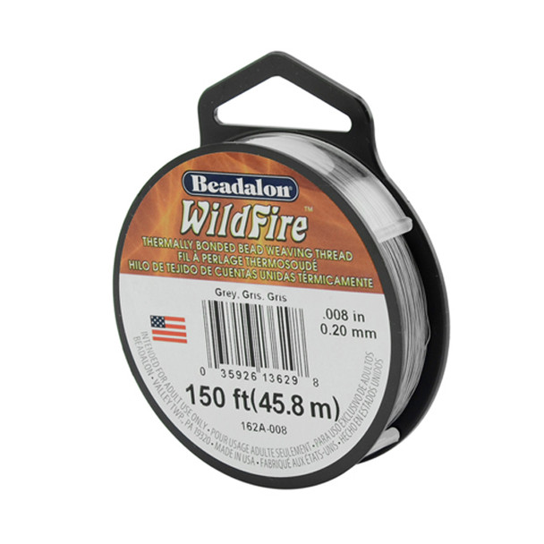 Wildfire, .008 in (.20 mm), Grey, 50 yd (45 m)