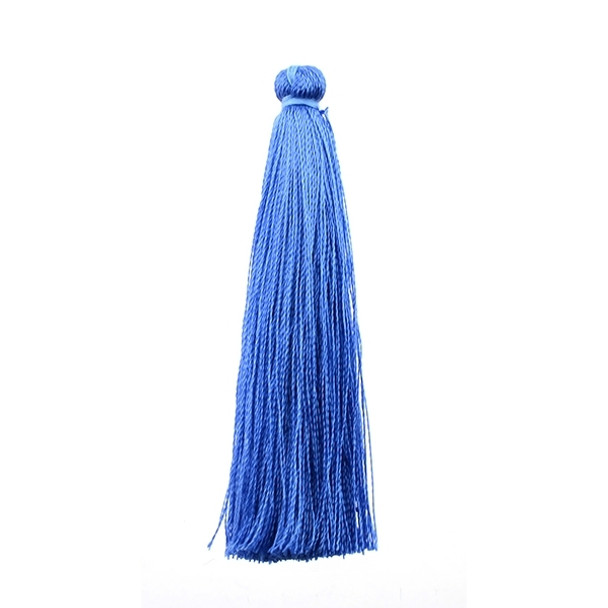 Tassel Art Silk 2.5" - Blue (Pack of 10)