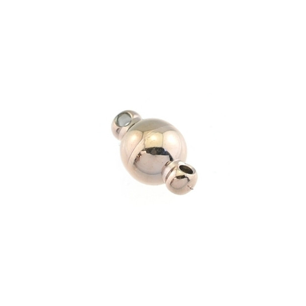 Stainless Steel - 6mm Magnetic Clasp (Rose Gold) - 3/Pack