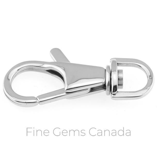 Stainless Steel - 35mm Extra Large Swivel Clasp - 1/Pack