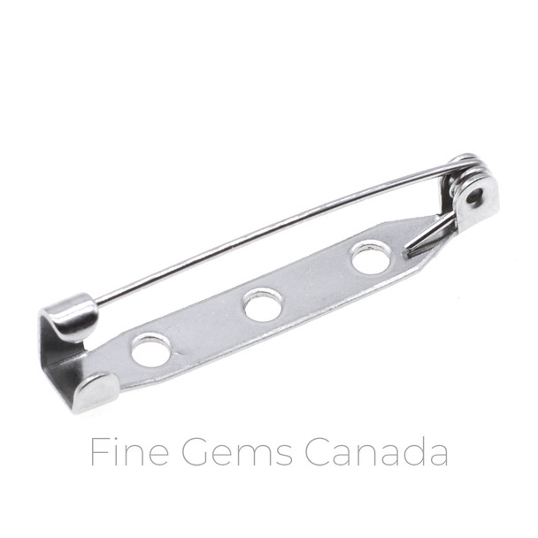 Stainless Steel - 32mm Brooch Pin - 20/Pack