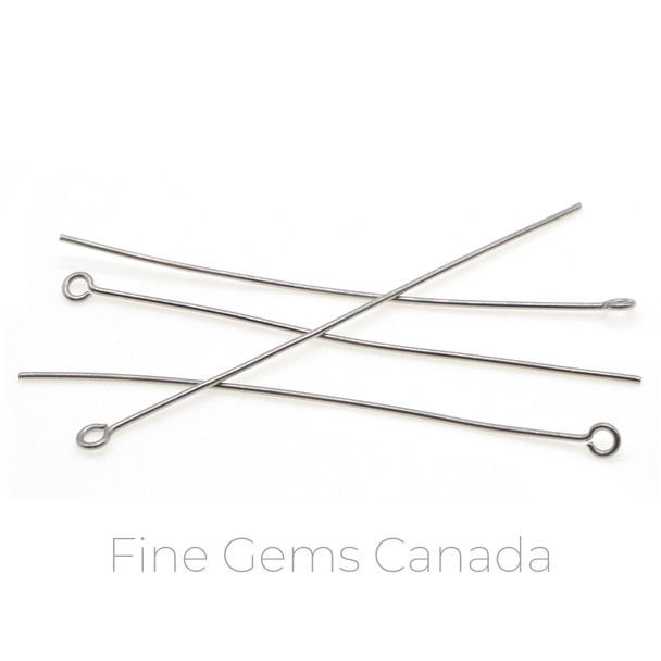 Stainless Steel - 60mm Eye Pin (Wire 0.8mm) - 100/Pack