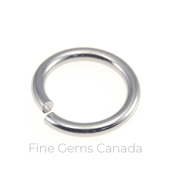 Stainless Steel - 15mm x 2.0mm Open Ring - 30/Pack