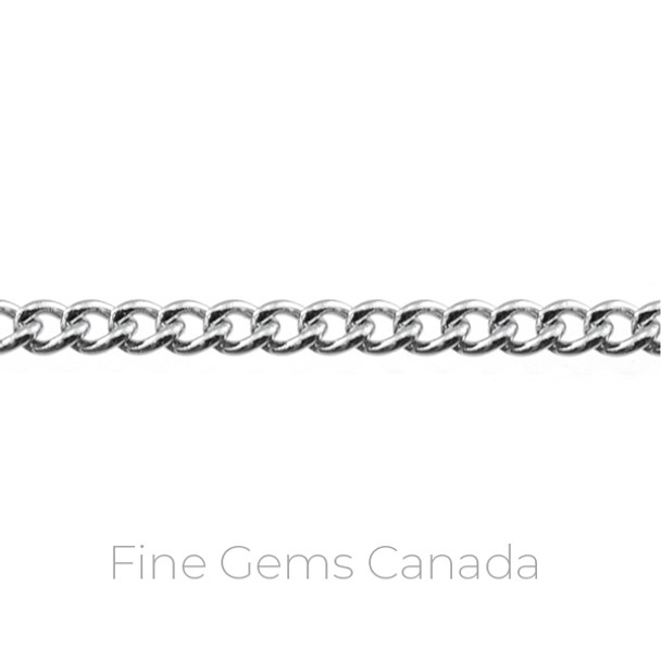 Stainless Steel - 3.0mm Thick Curb Chain - 10m