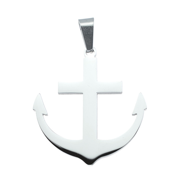 Stainless Steel Charm Large Anchor 35mm