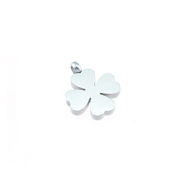 Stainless Steel Charm Clover 12mm