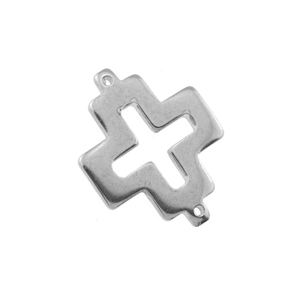 Stainless Steel Cross Connector - 19x24mm - 10/Pack