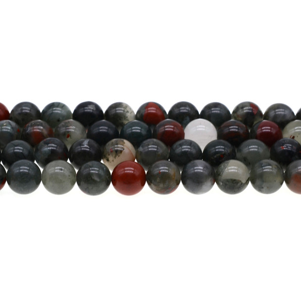 African Bloodstone Round 10mm - Loose Beads
