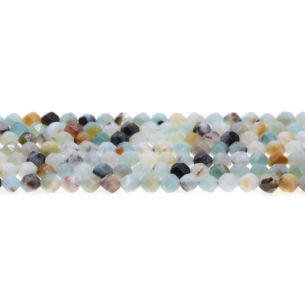 Multicolor Amazonite Round Large Cut 6mm - Loose Beads