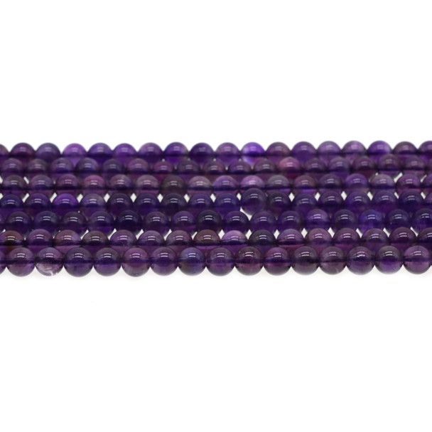 Amethyst AA Round 6mm - Loose Beads