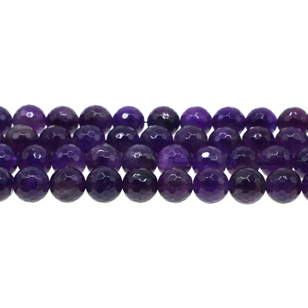 Amethyst AB Round Faceted 10mm - Loose Beads