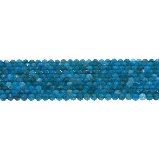 Apatite Round Faceted Diamond Cut 4mm - Loose Beads