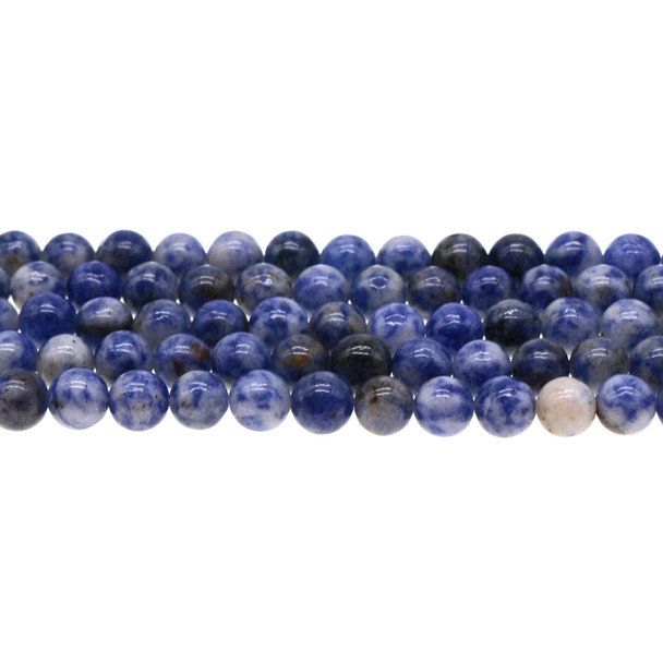 Blue Spot Jasper Round 8mm - Loose Beads