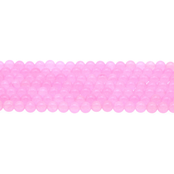 Pink Jade Round 6mm - Loose Beads