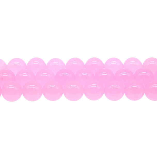 Pink Jade Round 12mm - Loose Beads