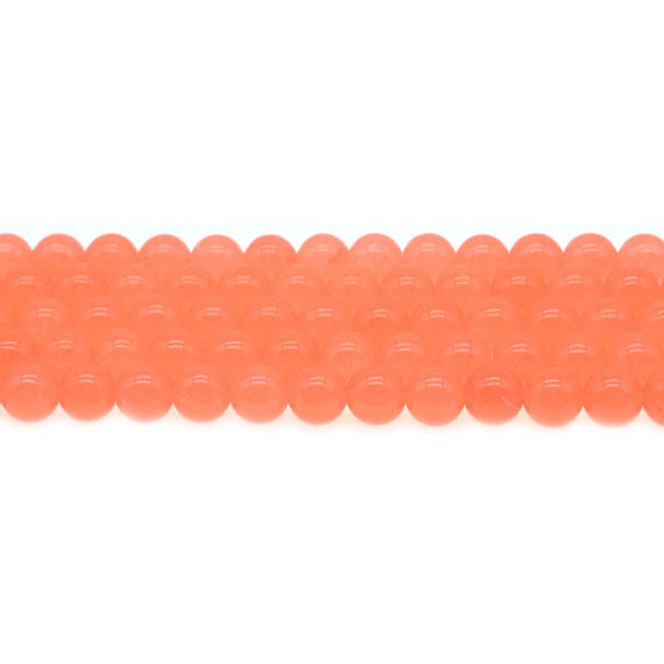 Papaya Jade Round 8mm - Loose Beads