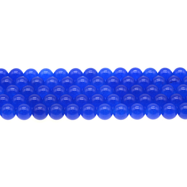 Blue Jade Round 8mm - Loose Beads