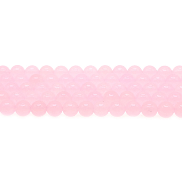 Light Pink Jade Round 8mm - Loose Beads