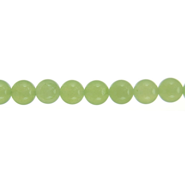 Lite Green Jade Round 10mm - Loose Beads