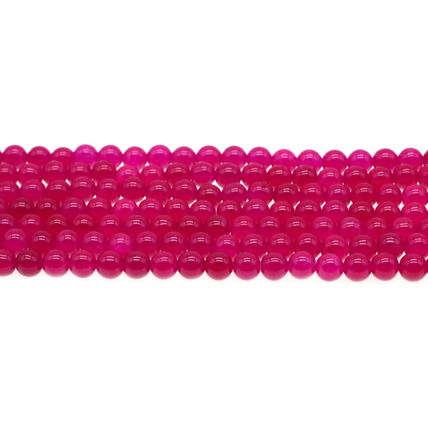 Cranberry Jade Round 6mm - Loose Beads