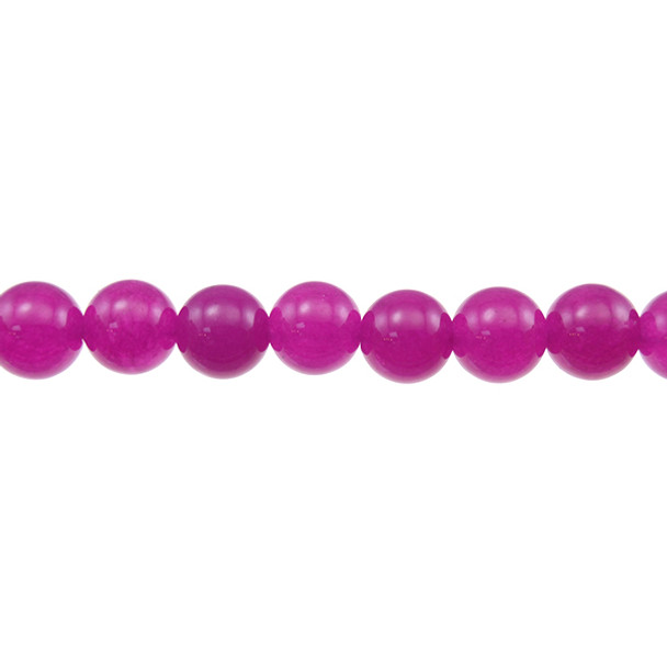 Cranberry Jade Round 10mm - Loose Beads