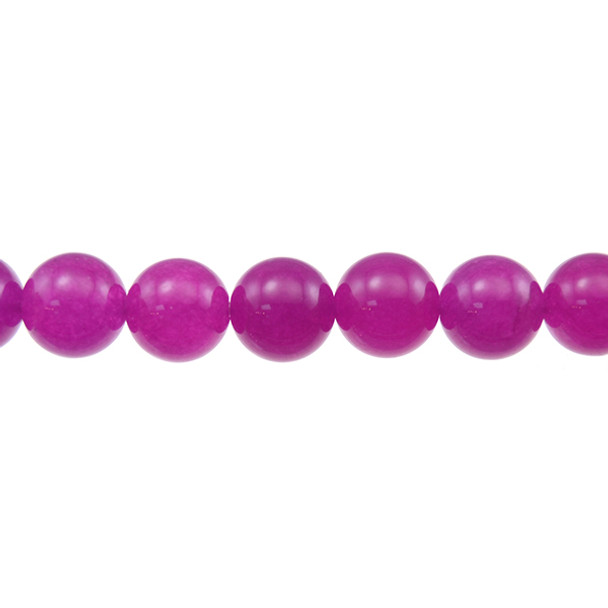 Cranberry Jade Round 12mm - Loose Beads