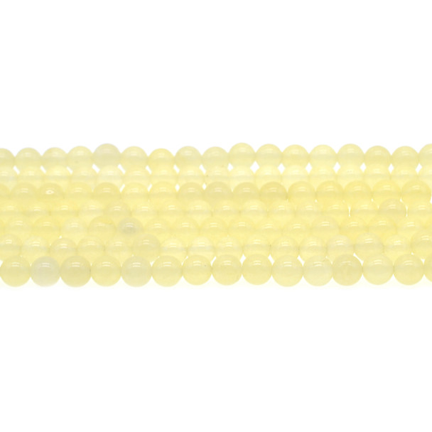 Lemon Jade Round 6mm - Loose Beads