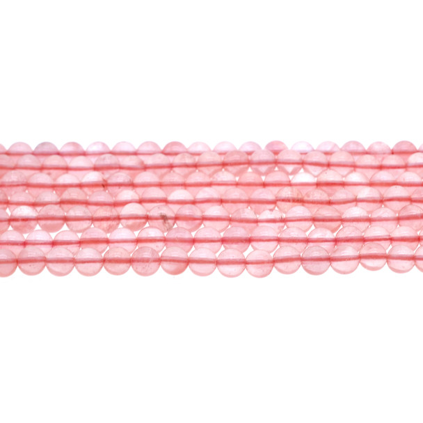 Cherry Quartz Round 6mm - Loose Beads