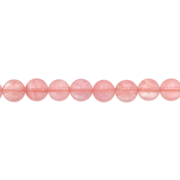 Cherry Quartz Round 10mm - Loose Beads