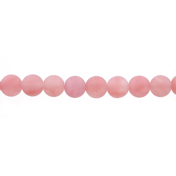 Cherry Quartz Round Frosted 10mm - Loose Beads