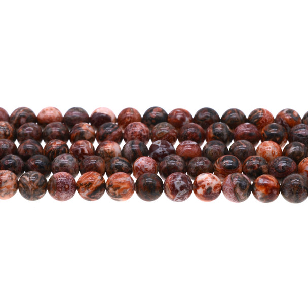 Leopard Skin Jasper Round 8mm - Loose Beads