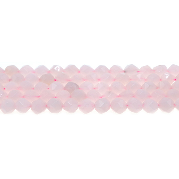 Rose Quartz Round Large Cut 8mm - Loose Beads