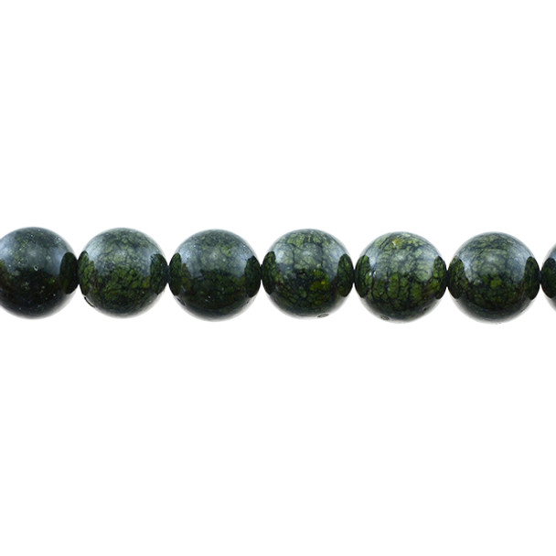 Russian Serpentine Round 12mm - Loose Beads