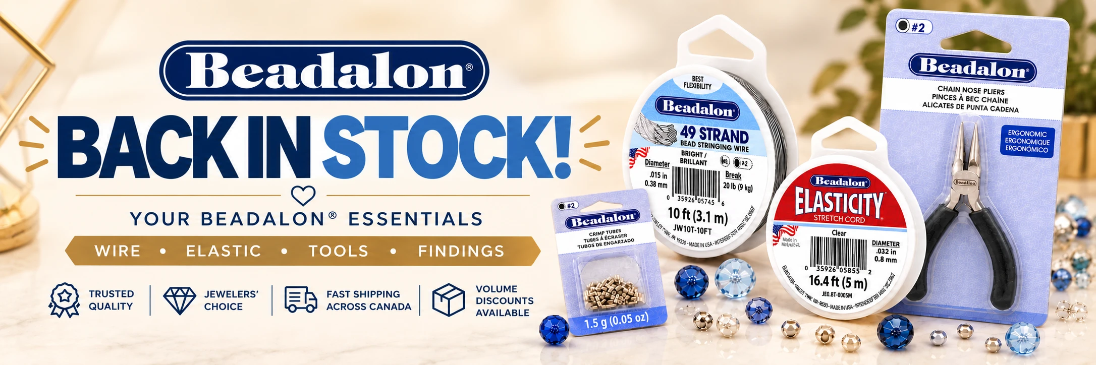 Beadalon Back in Stock