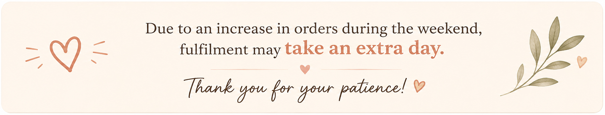 Fulfilment Delay