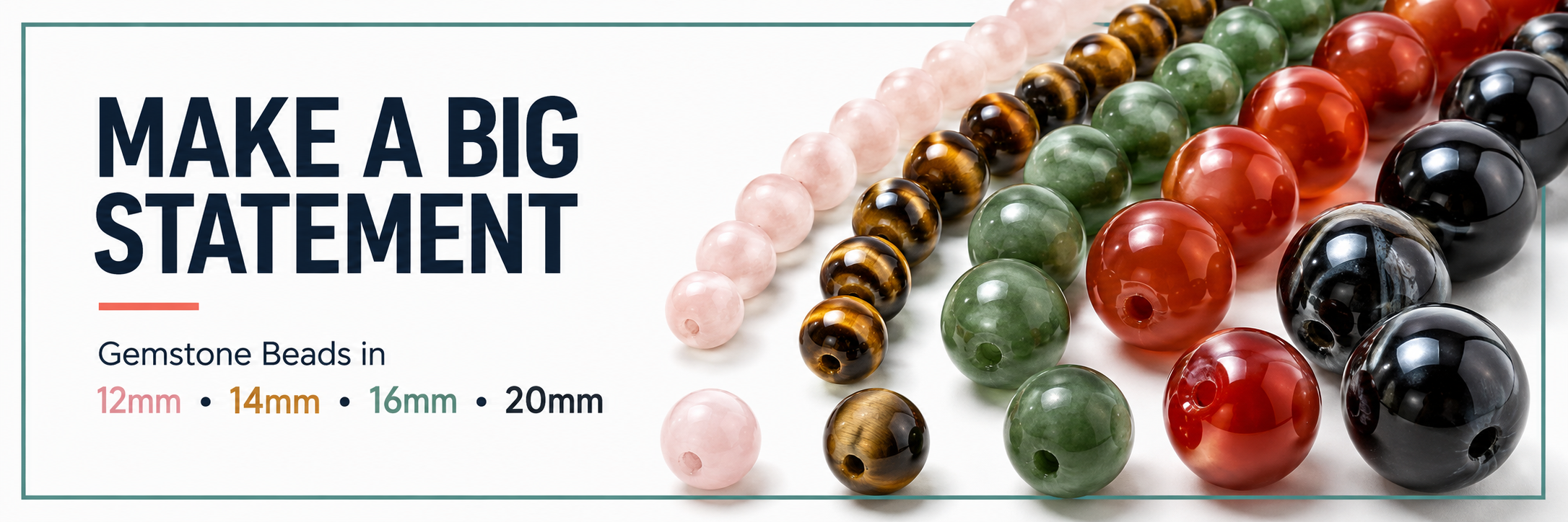 Large Gemstone Beads