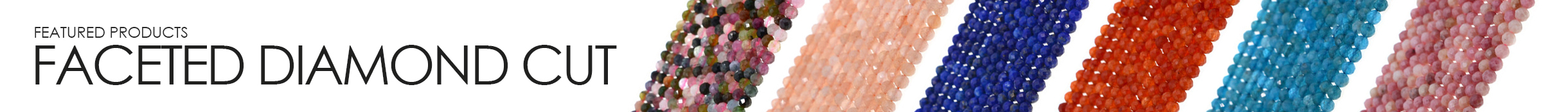 Faceted Diamond Cut Beads