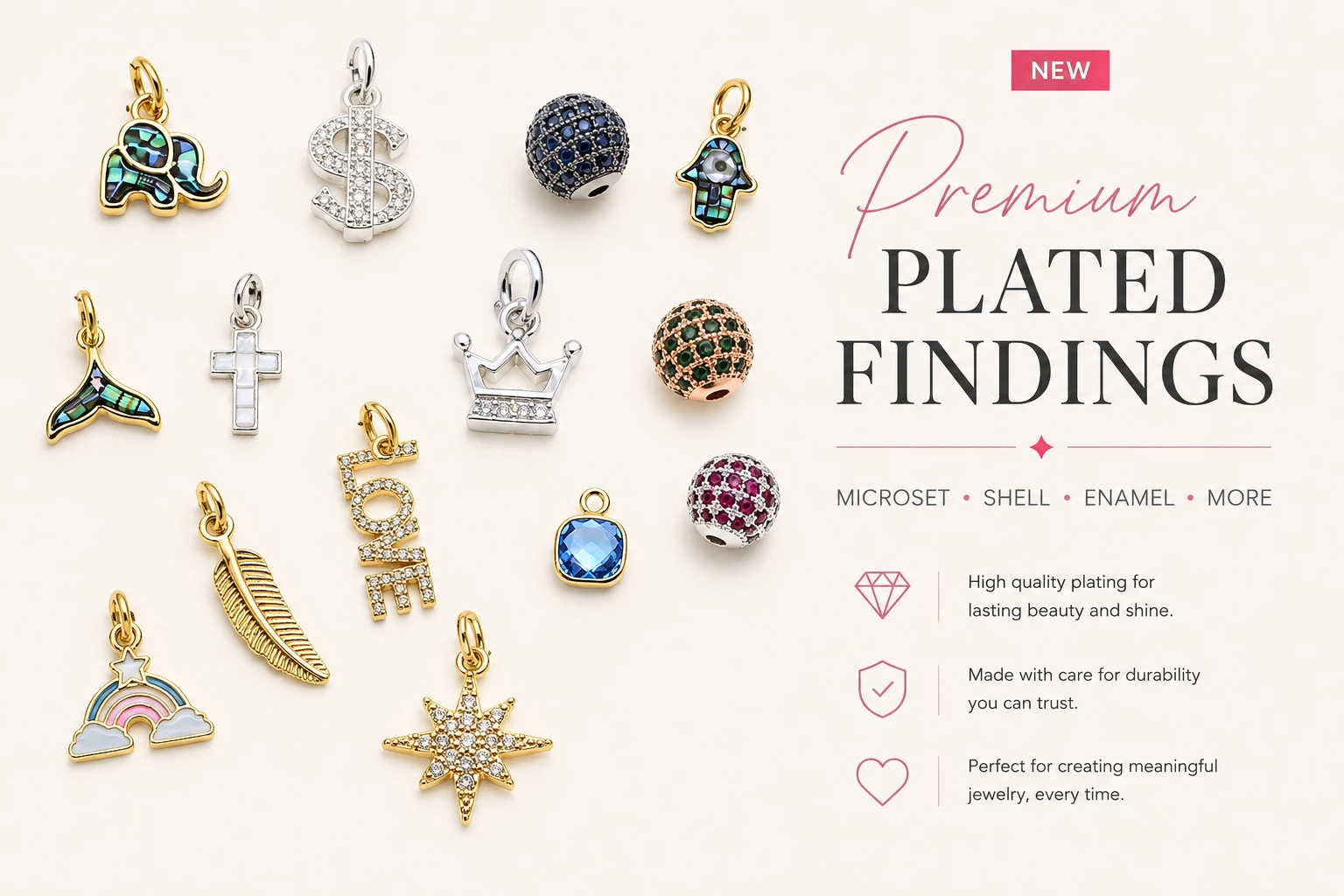 Premium Plated Findings