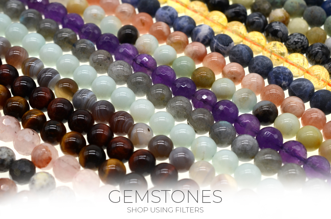 Pink color gemstone & semi precious stone beads -Gemwholesales –  GemWholesales