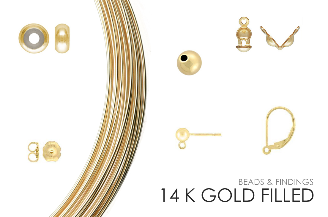 14K Gold Filled Findings
