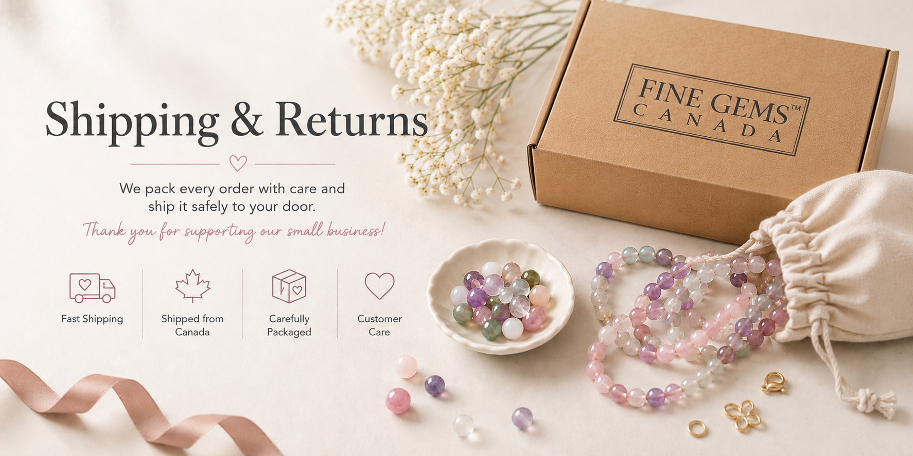 Fine Gems Canada Shipping and Returns