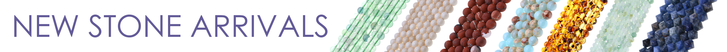 New Stone Bicone Beads