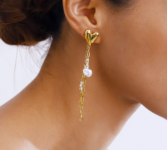 Heartstrings Tassel Earrings