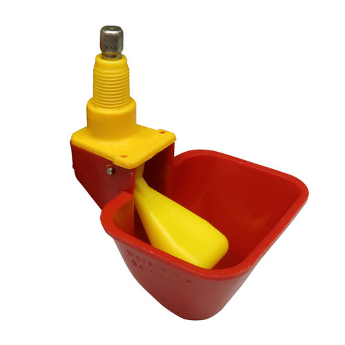 Genuine Lubing drinker cup shown with a yellow float