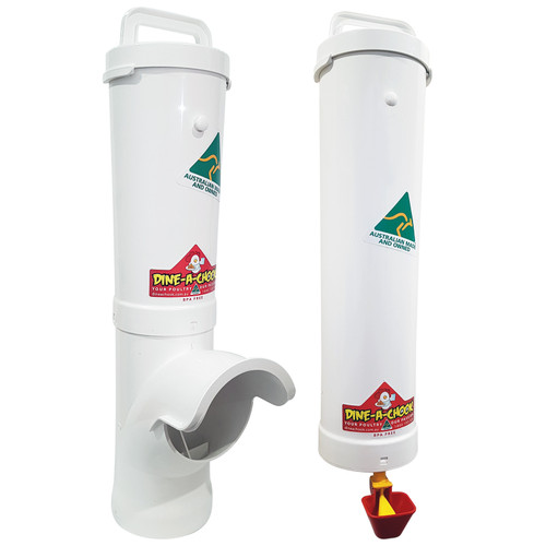 Best Selling Chicken Feeder and Drinker set for up to 6 Backyard Chickens. Best Selling Chicken Feeder and Drinker set for up to 6 Backyard Chickens.