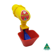 Single Outlet Lubing Cup Drinker Blue Float