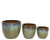 Maxime Planter- Terracotta Tapered Glazed Wave Lin (Medium)