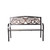 Garden Metal Bench, Butterfly