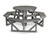 POLYWOOD Park 36" Round Picnic Table