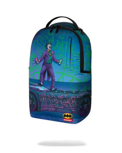 DC JOKER TAGGED UP BATMOBILE  - B9286
